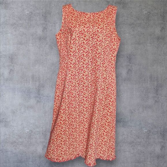 Liz Claiborne NWT Sheath Dress 100% Cotton Size 14 - Picture 2 of 10